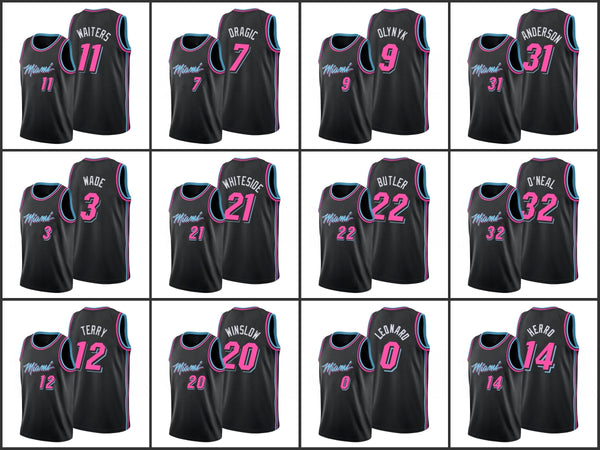 Miami Heat basketball Jersey - Tyler Herro - Dion Waiters...