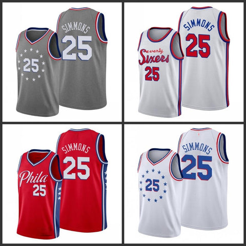 Philadelphia 76ers Basketball Jersey - Ben Simmons