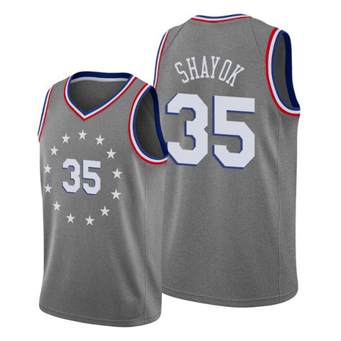 Philadelphia 76ers Basketball Jersey - Marial Shayok