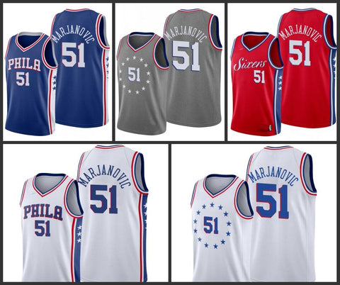 Philadelphia 76ers basketball jersey - Boban Marjanovic 