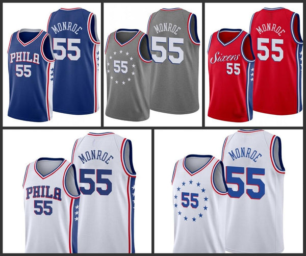 Philadelphia 76ers  Basketball Jersey- Greg Monroe 