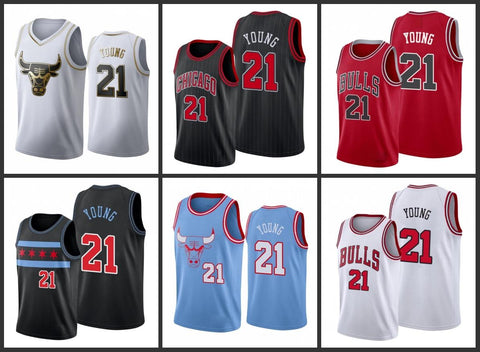 Chicago Bulls Basketball Jersey - Thaddeus Young  